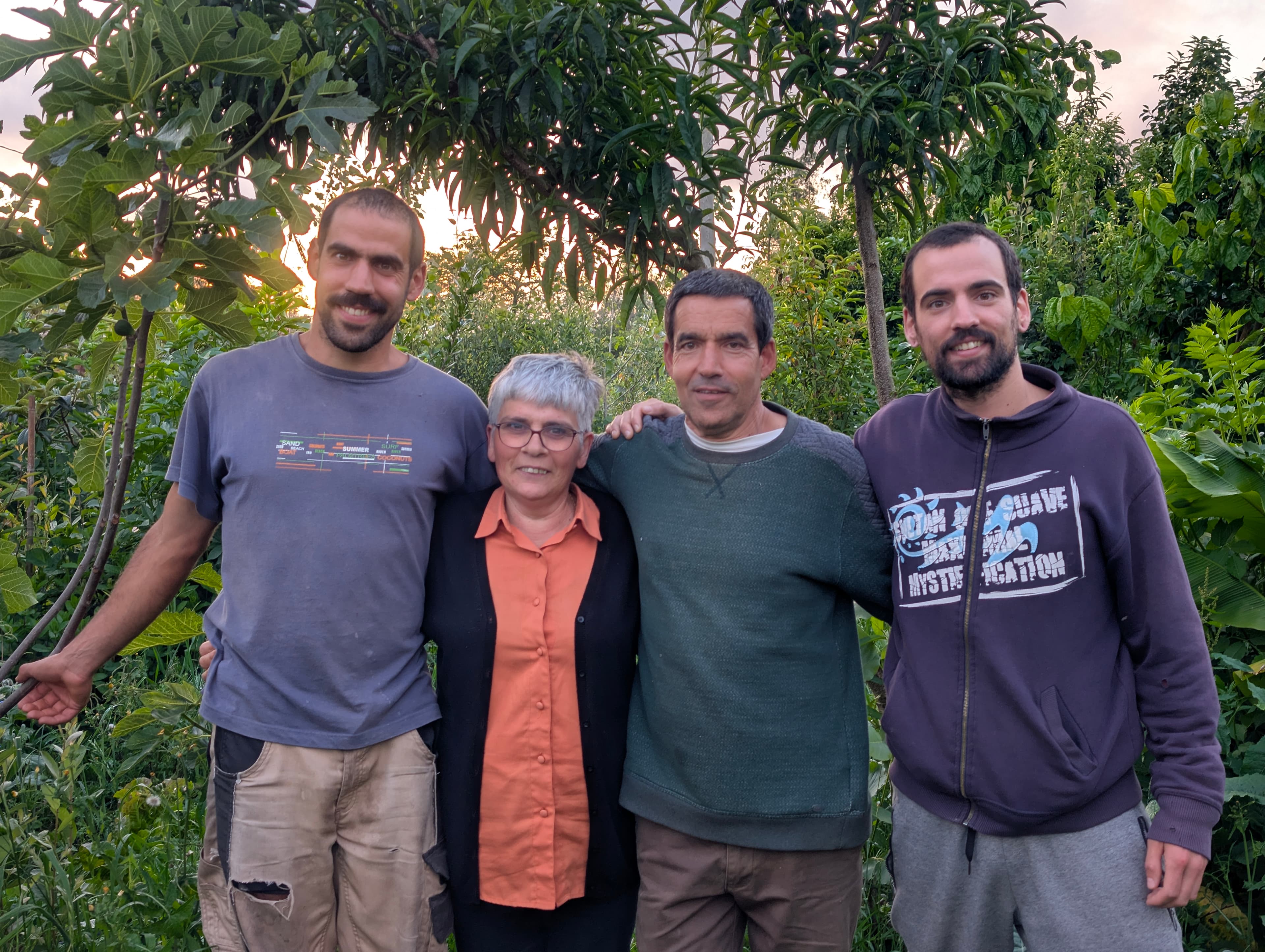 A família do projeto A Nossa Terra